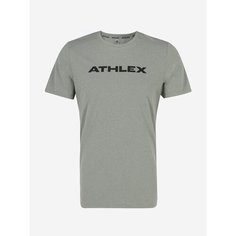 Футболка ATHLEX Beyond Graphic Short-Sleeve T-shirt, размер 46, серый