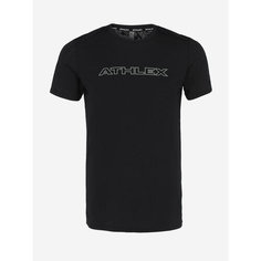 Футболка ATHLEX AT Cooling Jacquard Lift T-shirt, размер 52, черный