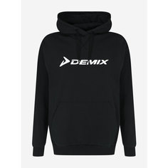 Худи Demix M D Best Basic Folded Solid Hooded Sweatshirt, размер 46, , черный