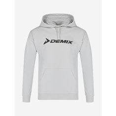 Худи Demix M D Best Basic Folded Solid Hooded Sweatshirt, размер 46, , светло-серый