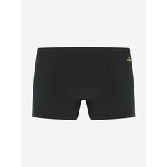Плавки Joss Mens 27cm Training Solid Boxers, размер 46, черный/желтый
