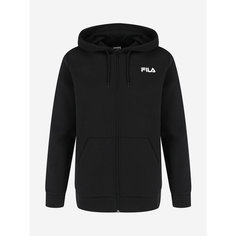 Толстовка Fila Mens Essentials hooded knitted jumper full zip, размер 44/46, , черный
