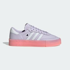 Кеды adidas Sambarose, полнота D, размер RU 36 / 37 1/3 EU / 23 см, фиолетовый