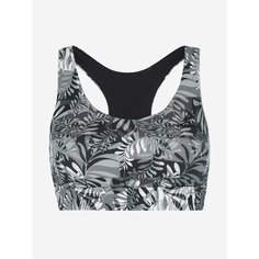 Топ спортивный Demix W D Fitness HeadWay Gfx Bra, размер 42, серый