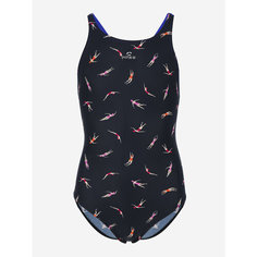Лиф Joss Girls Swimsuit AOP, размер 128, cиний