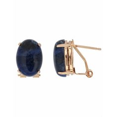 Серьги Lotus Jewelry, содалит, синий