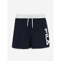 Шорты для плавания Fila Boys Solid Swim Shorts, размер 158/164, синий/белый