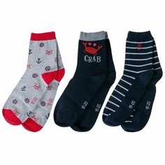 Носки RuSocks Базовая коллекция, 3 пары, размер 14-16, микс