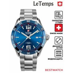 Наручные часы Le Temps, синий