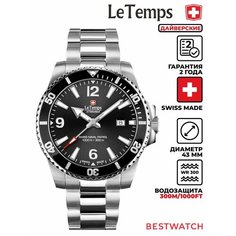 Наручные часы Le Temps, черный