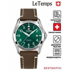 Наручные часы Le Temps, зелeный