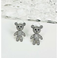 Серьги, серебряный Ac Fox
