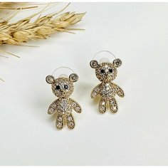 Серьги, золотой Ac Fox