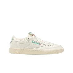 Кроссовки Reebok Club C 85 Vintage, размер 9 US, белый/белый/зеленый