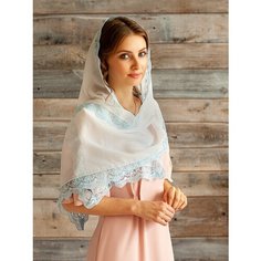 Шарф Крестильное для женщин, универсальный, белый Krestilnoe
