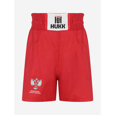 Шорты для единоборств HUKK Kids Boxing shorts Approved by RBF, размер 158, красный