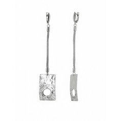 Серьги L-Silver, серебро, 925 проба, родирование, , серый, серебристый
