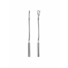 Серьги L-Silver, серебро, 925 проба, родирование, , серый, серебристый