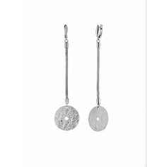 Серьги L-Silver, серебро, 925 проба, родирование, , серый, серебристый