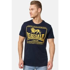 Футболка LONSDALE, размер M, синий