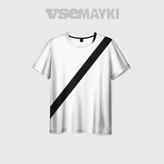 Футболка VseMayki.Ru, размер 42/44, белый