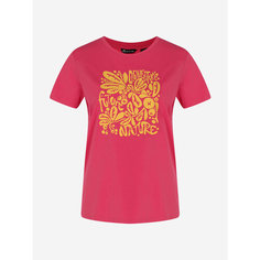 Футболка OUTVENTURE Womens Hiking T-shirt, размер 48, малиновый