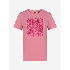 Футболка OUTVENTURE Womens Hiking T-shirt, размер 50, светло-розовый