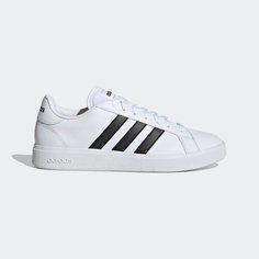 Кеды adidas Grand Court, размер 12 UK, Cloud White / Core Black / Cloud White