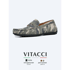 Мокасины VITACCI, размер 43, зелeный
