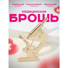 Брошь, эмаль, золотой Bloxa