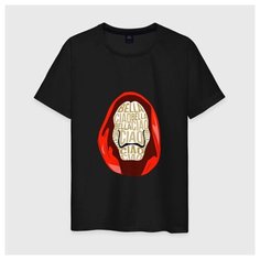 Футболка, размер 2XL, черный Нет бренда