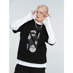 Футболка NAKAMA Аниме, размер L-XL, черный 2