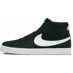 Кеды NIKE SB Zoom Blazer Mid, полнота F, размер 4,5 US, черный
