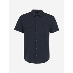 Рубашка OUTVENTURE Hiking Mens Short Sleeve Shirts, размер 54, темно-синий