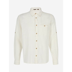 Рубашка OUTVENTURE Travel Men’s Linen LS Shirt, размер 52, белый