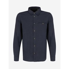 Рубашка OUTVENTURE Travel Men’s Linen LS Shirt, размер 48, темно-синий