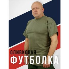 Футболка CORVUS, размер 48, оливковый