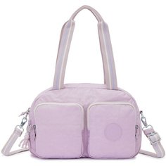 Сумка тоут Kipling, фактура гладкая, розовый