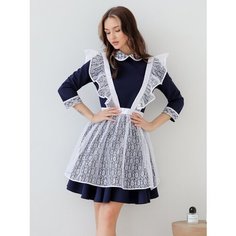 Фартук школьный School Dress, размер 158-170 см, белый