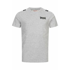Футболка LONSDALE, размер S, черный, серый