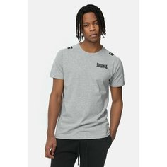 Футболка LONSDALE, размер M, черный, серый