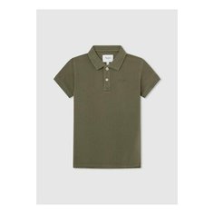 Поло Pepe Jeans, размер 4 года, оливковый