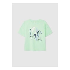 Футболка Pepe Jeans, размер 10 лет, зелeный