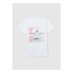 Футболка Pepe Jeans, размер 10 лет, белый