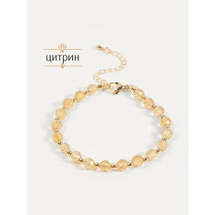 Браслет-нить BL Jewelry, цитрин, 1 шт., размер 17 см, желтый
