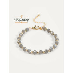 Браслет-нить BL Jewelry, лабрадор, 1 шт., размер 17 см, серый
