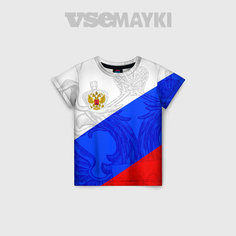 Футболка VseMayki.Ru, размер 98, белый