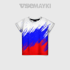 Футболка VseMayki.Ru, размер 104, белый