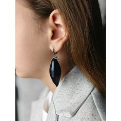Серьги PJ Murano, стекло, фиолетовый