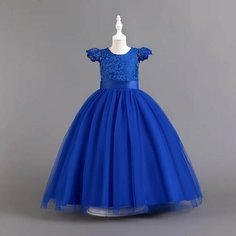 Платье, размер 140, синий Max Garment